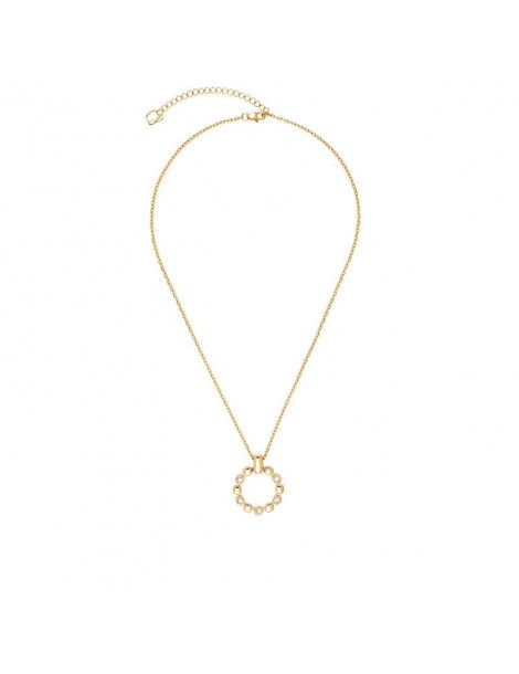COEUR DE LION Collier  Soft Cube Circle Glow Or