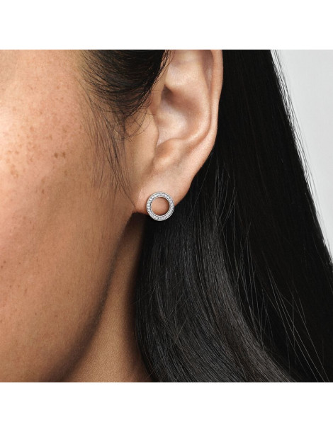 PANDORA Clous d'Oreilles Cercles Scintillants