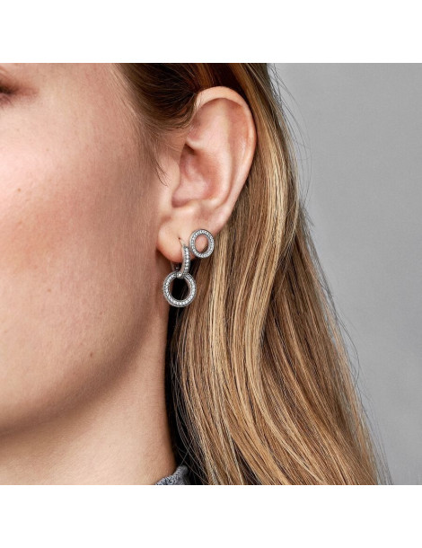 PANDORA Clous d'Oreilles Cercles Scintillants