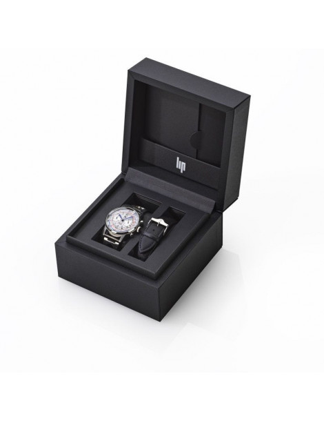 LIP Coffret Montre Rallye Méca Quartz Chronographe