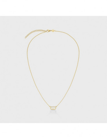 CLUSE Collier Élevé Oval Zirconia Gold