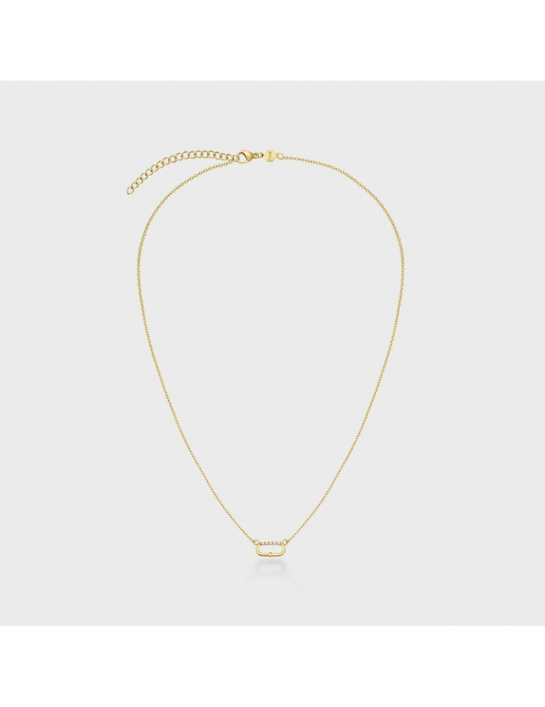 CLUSE Collier Élevé Oval Zirconia Gold
