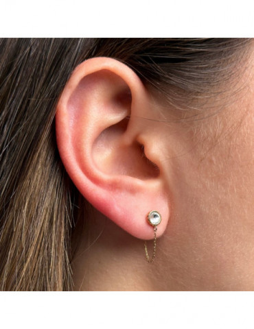 CLUSE Boucles D'oreilles Essentielle Zircon Gold