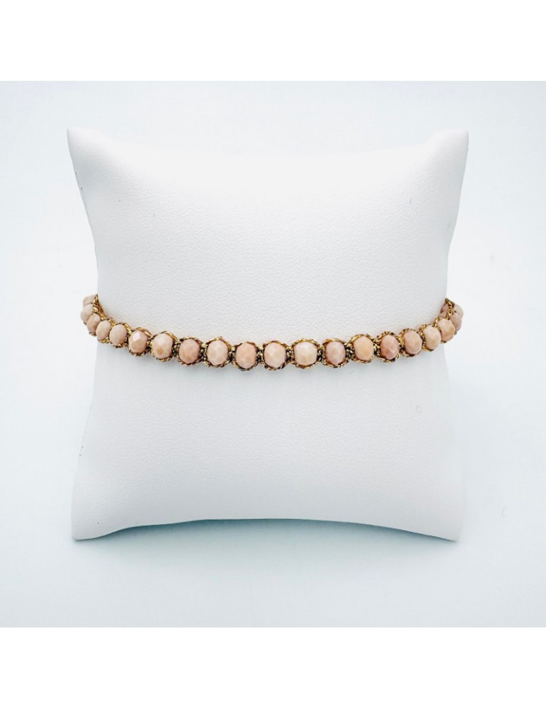 BEAUPASSANT Bracelet 1 Rang Poudré Gold