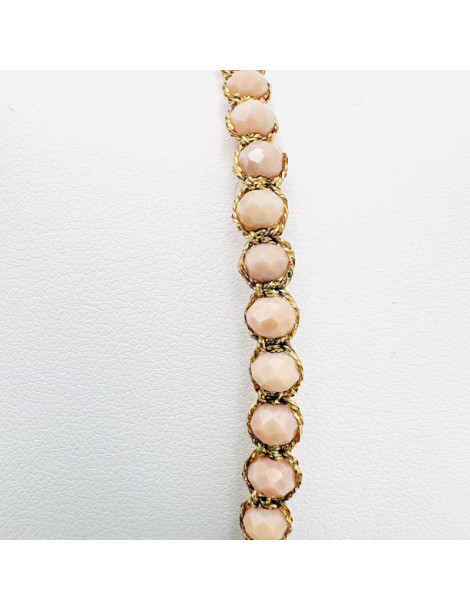 BEAUPASSANT Bracelet 1 Rang Poudré Gold