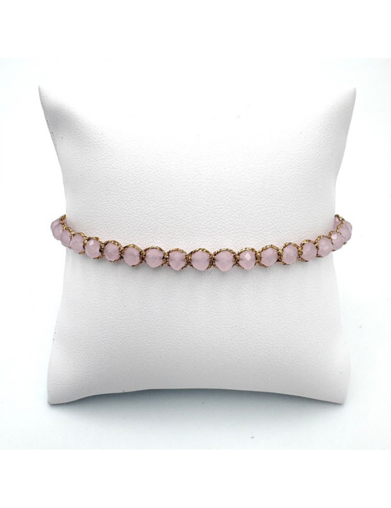 BEAUPASSANT Bracelet 1 Rang Pivoine Nude