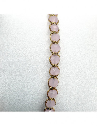 BEAUPASSANT Bracelet 1 Rang Pivoine Nude