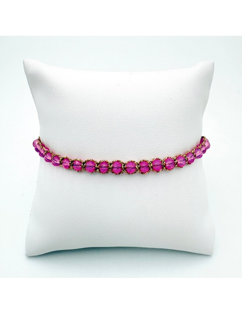 BEAUPASSANT Bracelet 1 Rang Pivoine Irisée