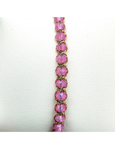 BEAUPASSANT Bracelet 1 Rang Pivoine Irisée