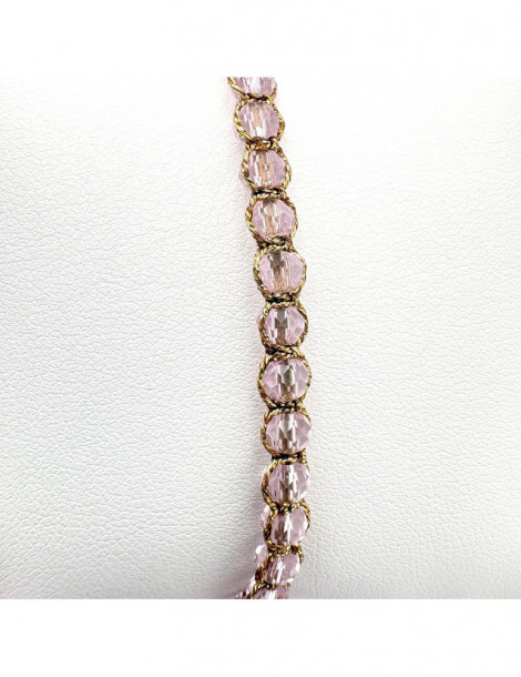 BEAUPASSANT Bracelet 1 Rang Pivoine Blush