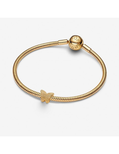 PANDORA Mini Charm Papillon Texturé