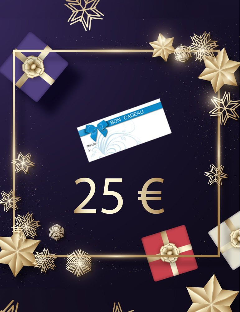 e-carte cadeau Noël 25 €