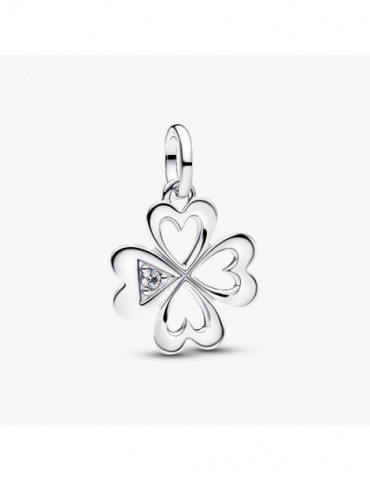 PANDORA Charm Trèfle À Quatre Feuilles Cordiformes