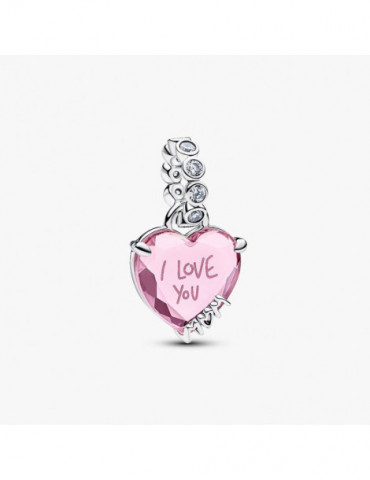 PANDORA Charm Pendant I Love You Mom