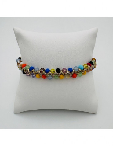 BEAUPASSANT Bracelet 2 Rangs Multico Gold