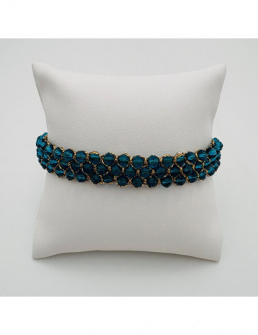 BEAUPASSANT Bracelet 3 Rangs Paon Gold