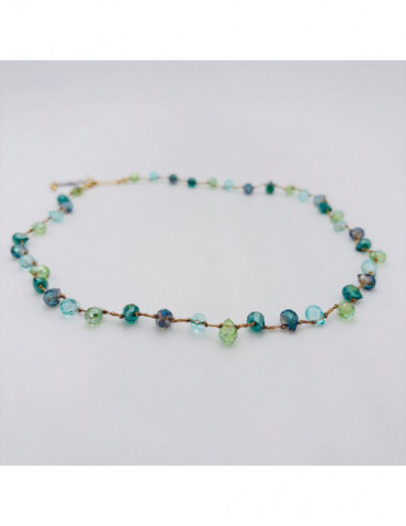 BEAUPASSANT Collier Perle Goutte Terre